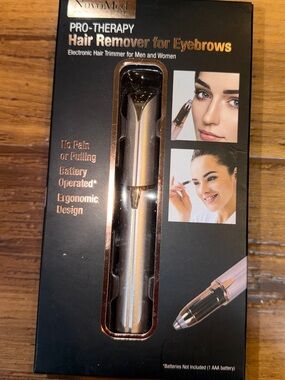 NuvoMed Pro-Therapy Eyebrow Hair Remover - Rose Gold